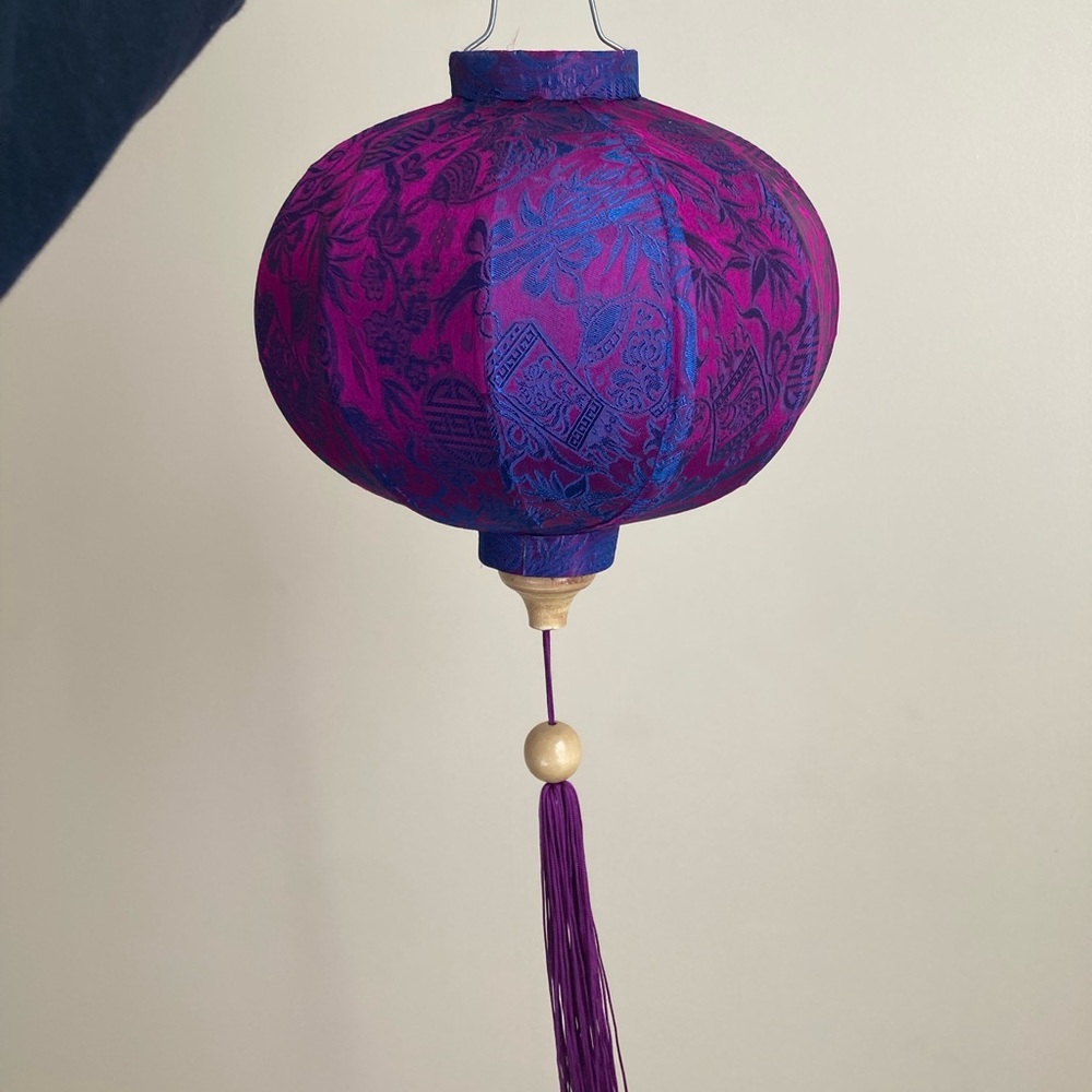 Vietnamese silk lantern